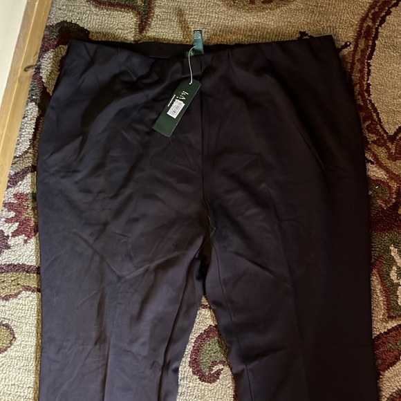 RALPH LAUREN Size 2X 40"W x 33"L Tall  Modern Flat Classic Brown Stretch $109NEW - Picture 11 of 16